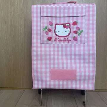 헬로키티 딸기 시리즈 접이식 쇼핑 카트