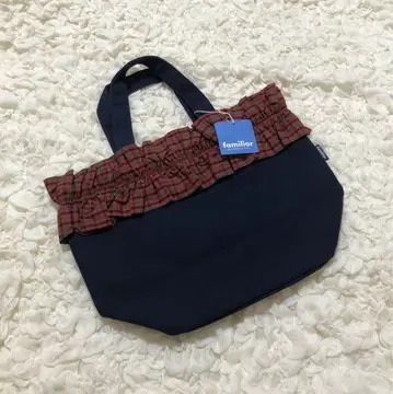 familiar 파밀리아 프릴 토트백