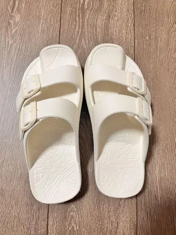 Racbaki 이지 샌들 랩 화이트