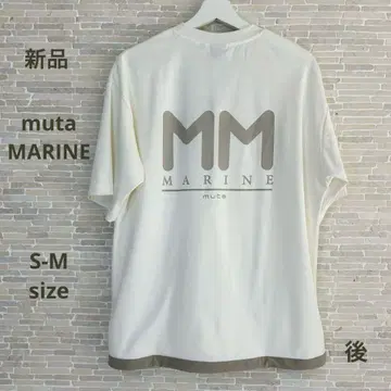 [ muta MARINE 새상품 ] 오버사이즈 빅 포켓 티셔츠