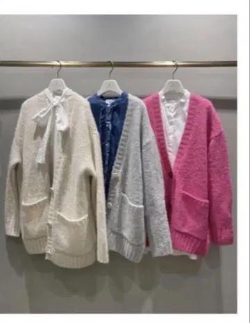 UNITED ARROWS 가디건 화이트