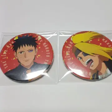 [미사용] NARUTO 20주년 Live 우치하 오비토, 데이다라 캔뱃지