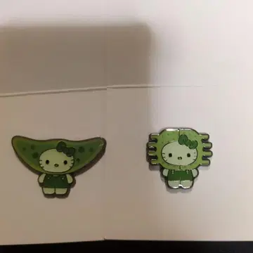 오사카 엑스포 한정판 키티 Algae 핀 배지 세트