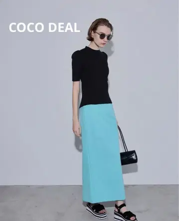 COCODEAL 가드 스트레치 펜슬 스커트
