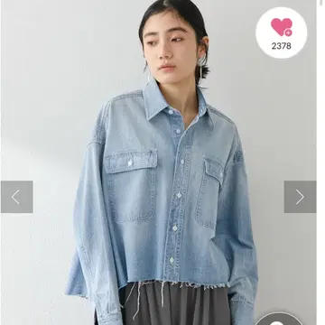 Whim Gazette 윔 가젯 데님 셔츠 새상품급