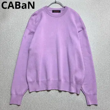 CABaN 캐시미어 핑크 스웨터 돌먼 슬리브 CABaN