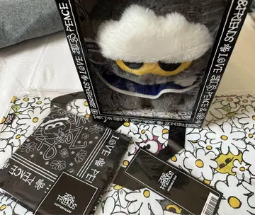 ZO&FRIENDS ZOA 봉제 인형 미디엄 스카프 토트백