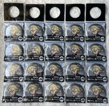 Dr. STONE 로손100 캔뱃지 스탠 랠리 20개