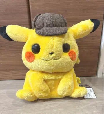 택 포함 명탐정 피카츄 봉제 인형