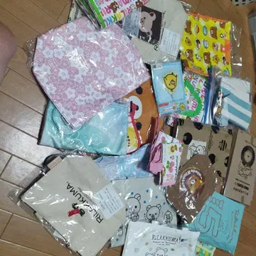 리락쿠마 타월 손수건 세트