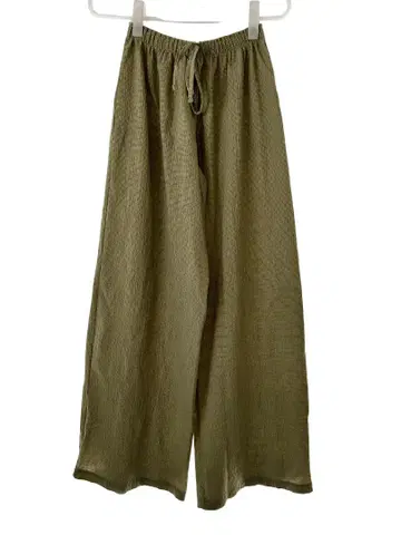 ZARA 9부 와이드 팬츠 부드러운 소재