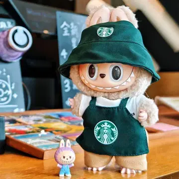 러브브 용 카페 점원 옷 갈아입기 의류 세트 스벅풍
