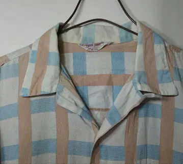 50s 60s 오픈 칼라 셔츠 빈티지 usa
