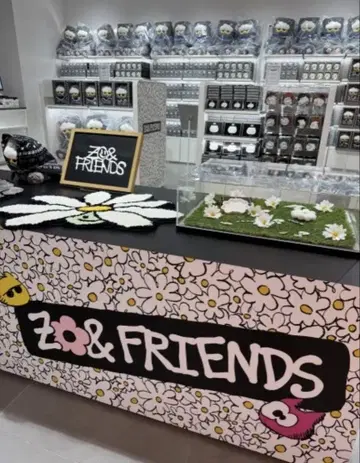 ZO&FRIENDS ZOA 봉제 인형 키링 팝업 지용 미개봉