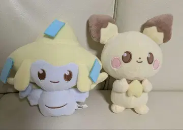 포켓피스 지라치 피츄 봉제 인형 세트