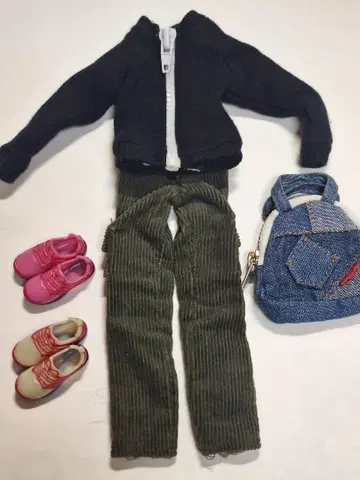 쇼와 레트로 리카짱 제니짱 캐주얼 패션 신발 가방