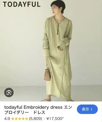 새상품급! todayful Embroidery dress 자수 드레스