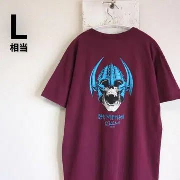 POWELL 파우엘페랄타 티셔츠 버건디 RE-ISSUE L