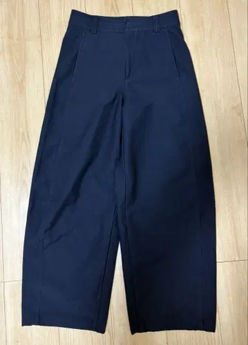 UNIQLO 저지 배럴 레그 팬츠 S 인심 66cm