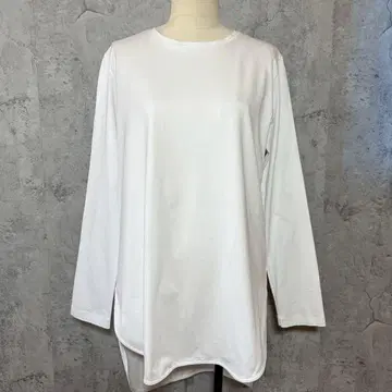 ATON SUVIN 60/2 라운드 헴 L/S 티셔츠