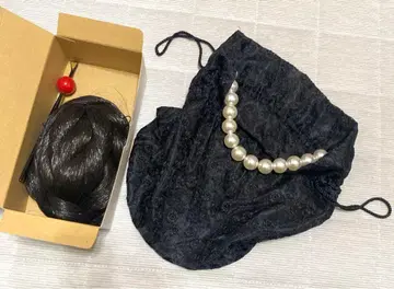 유카타 축제 붙임머리 헤어콤 복조리 가발 올림머리 잡화