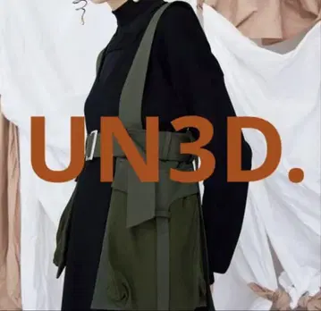 UN3D. SUSPENDER BODY BAG BELT 카키