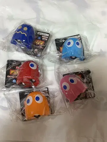 팩맨 풀백카 고스트 5종 세트