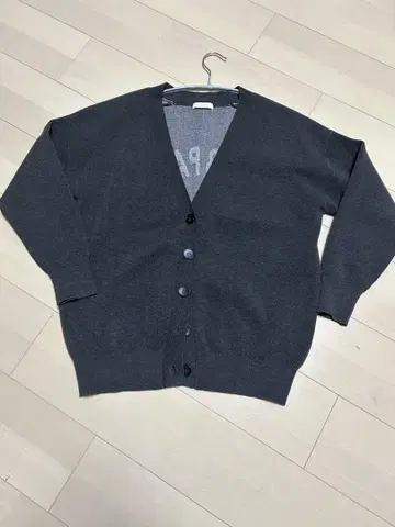 loungedress 백 로고 가디건