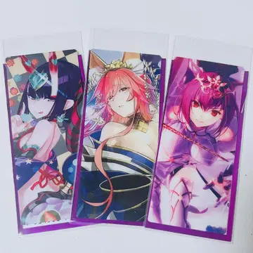 FGO 편성 화면풍 카드 캐스터