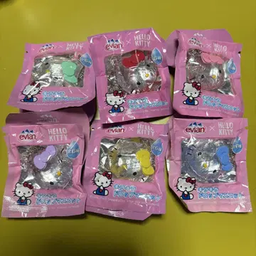 evian x Hello Kitty 반짝반짝 드롭 마스코트 스트랩