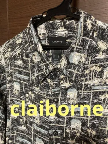 90년대 [ claiborne ] 남성용 박스 셔츠 빈티지 셔츠 XL