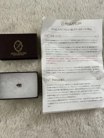 24시간 발송 AVALANCHE 2FACE 귀걸이