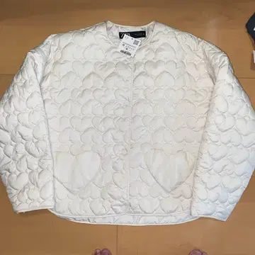 ZARA 하트 퀼팅 자켓
