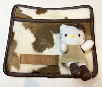헬로키티 워 월포켓 표범 무늬 2003 송치 패턴