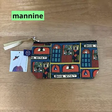 [ 택 포함 미사용 ] 만나인 mannine 파우치