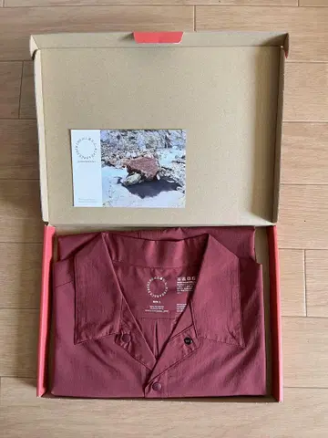 야마토미치 UL shorts sleeve shirt Brick Red