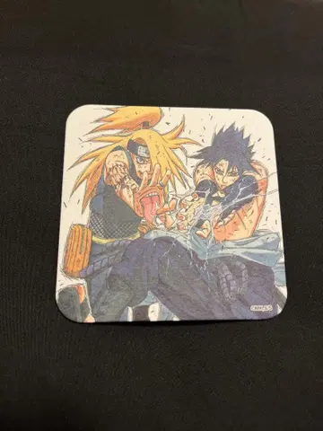 점프전 NARUTO 아트 코스터 사스케 데이다라
