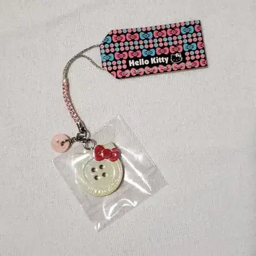 헬로키티 버튼 얼굴 키티 스트랩 네츠케 / HELLO KITTY