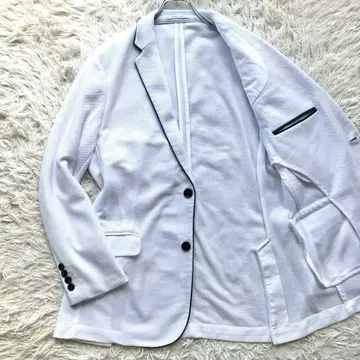 [ 새상품급 초레어 사이즈 XL ] 자라맨 테일러드 자켓 화이트 썸머