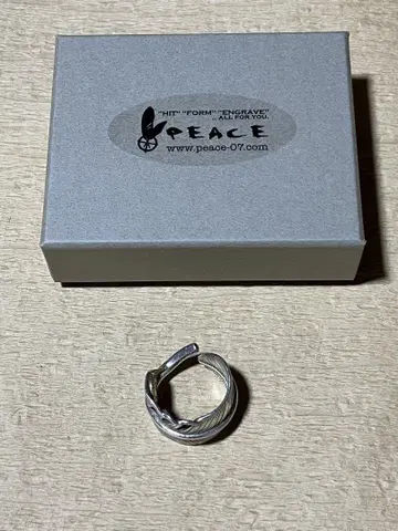 코엔지 PEACE 피스 페더 반지 wingrock