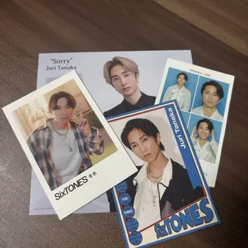 SixTONES 다나카 쥬리 카드 등 4매 세트