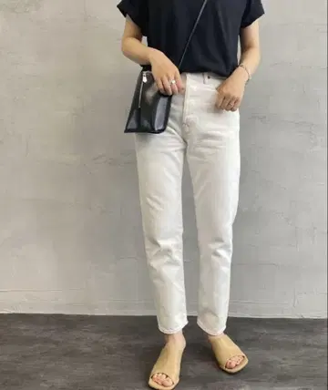 [ 새상품급 ] 신존 제너럴 청바지 화이트 32