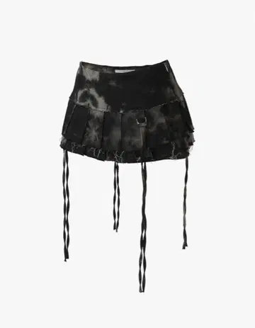 theredthread S w pleats crash skirt