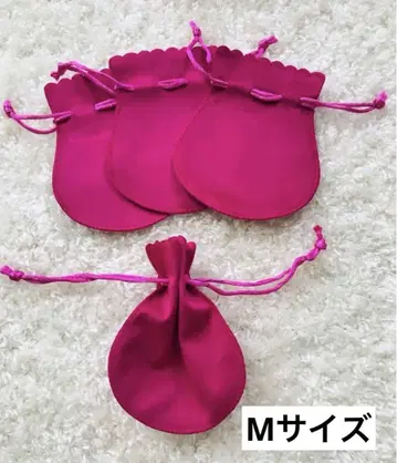 액세서리 파우치 53개 핑크 무지