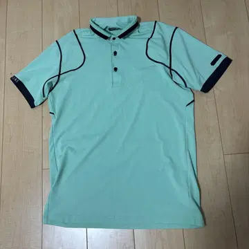브릿지스톤 ULTICORE 골프 셔츠 L 민트 그린 피케 셔츠 L