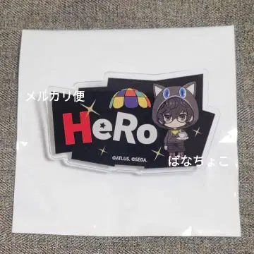 주인공 네임 배지 아모 카페 콜라보 P5R HERO 페르소나5