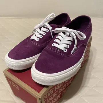 VANS AUTHENTIC PIG SUEDE GRAPE JUICE