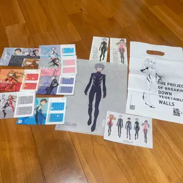 에바 에바전 나기사 카오루 카드 클리어 파일 야채생활 아스카 쇼핑백