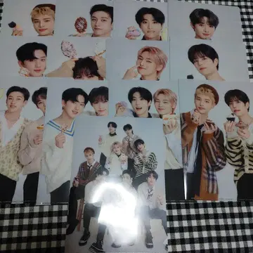 straykids 훼미리마트 콜라보 클리어 파일 컴플리트 전 종류 13매