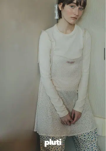 pluti Lace mini dress Cream